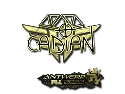 Sticker cadiaN (Gold) | Antwerp 2022 preview