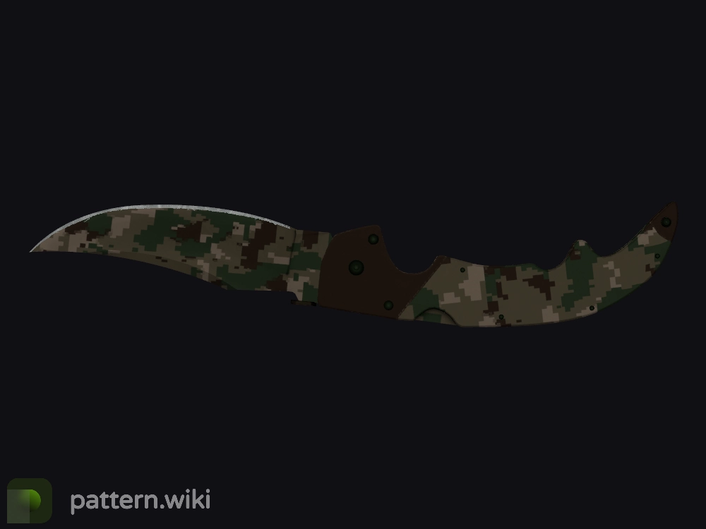 Falchion Knife Forest DDPAT seed 235