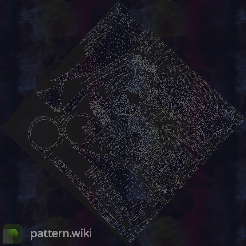 Karambit Doppler seed 600 pattern template