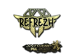 Sticker refrezh (Gold) | Antwerp 2022 preview