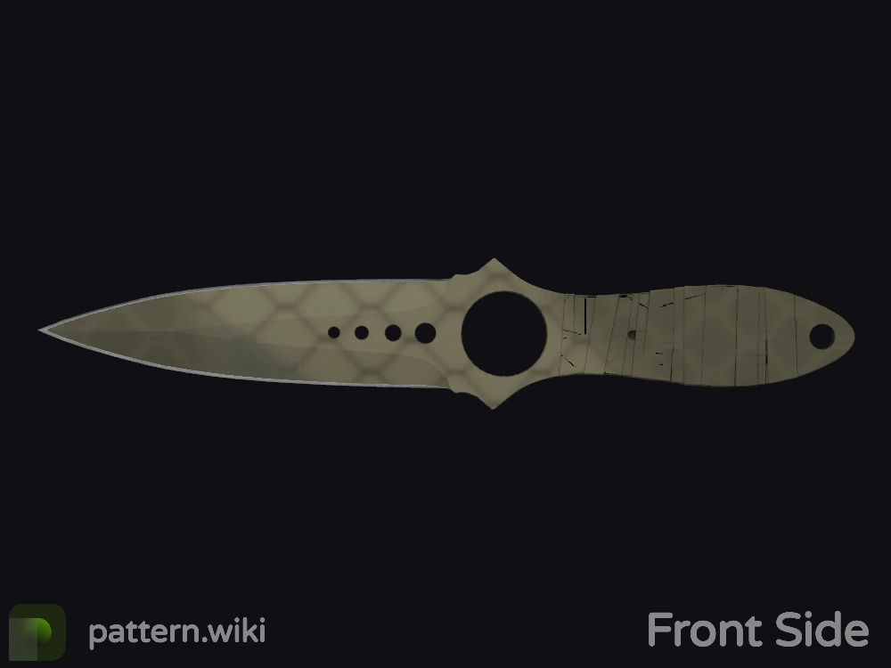 Skeleton Knife Safari Mesh seed 428