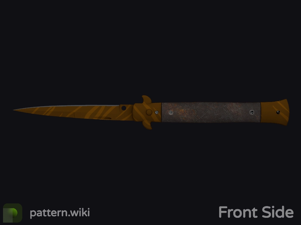 Stiletto Knife Tiger Tooth seed 217