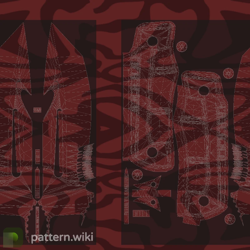 Survival Knife Slaughter seed 201 pattern template