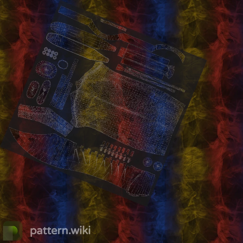 Bowie Knife Marble Fade seed 977 pattern template