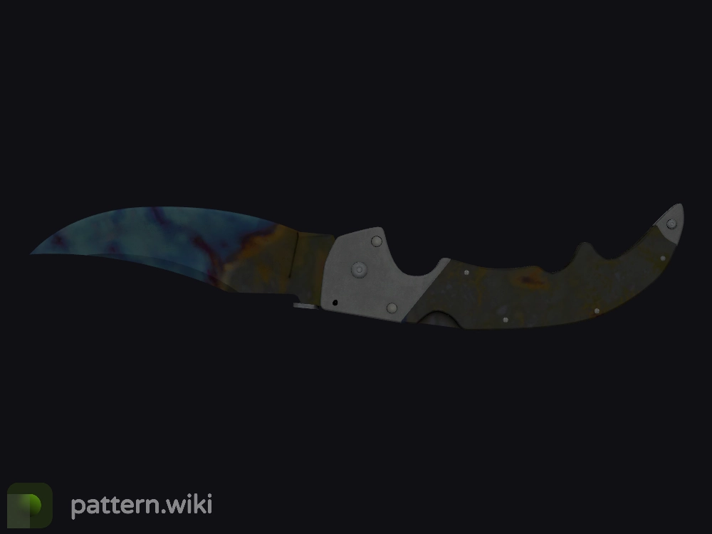 Falchion Knife Case Hardened seed 322