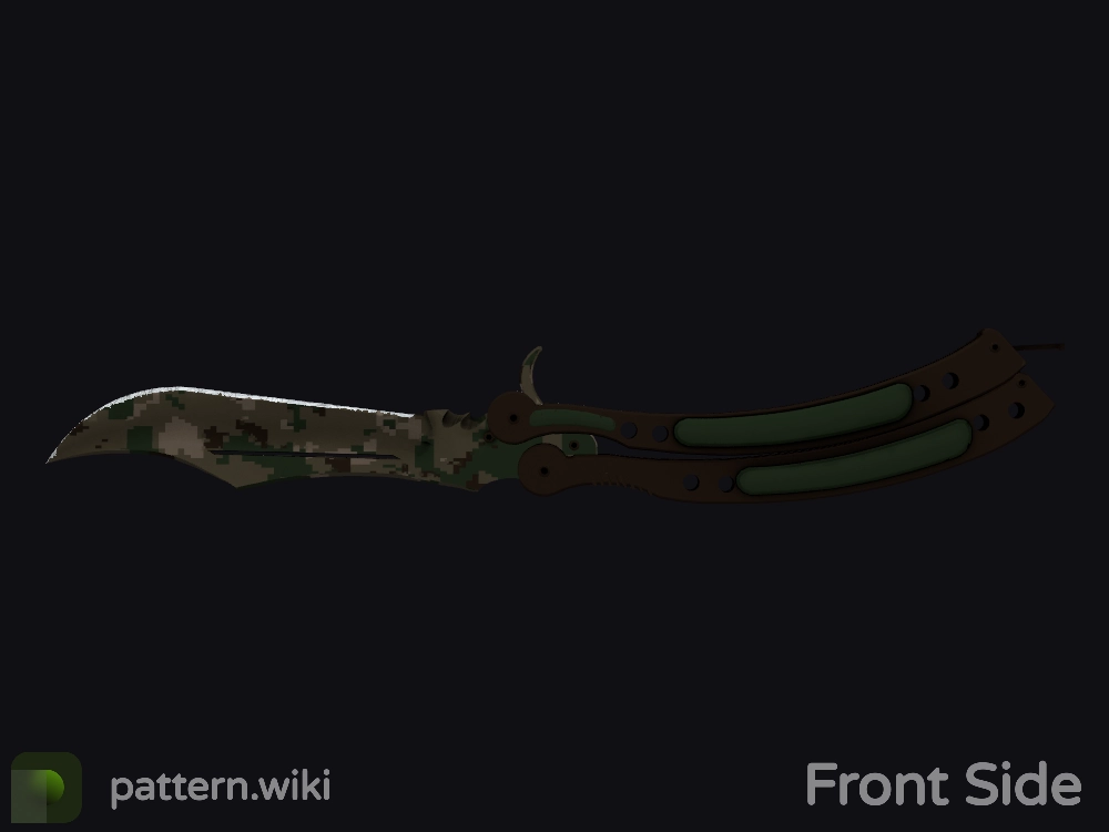 Butterfly Knife Forest DDPAT seed 163