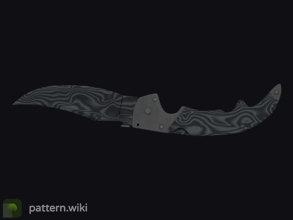 Falchion Knife Damascus Steel seed 690