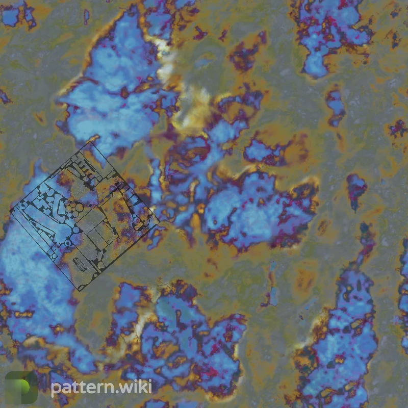 Five-SeveN Case Hardened seed 850 pattern template