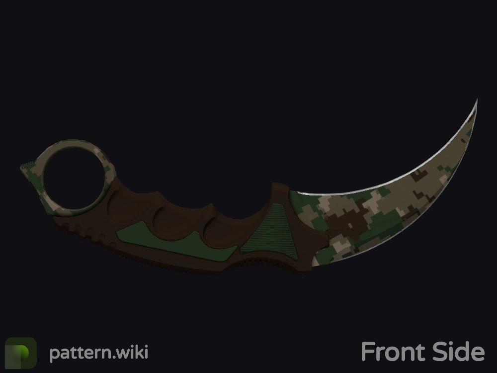 Karambit Forest DDPAT seed 791