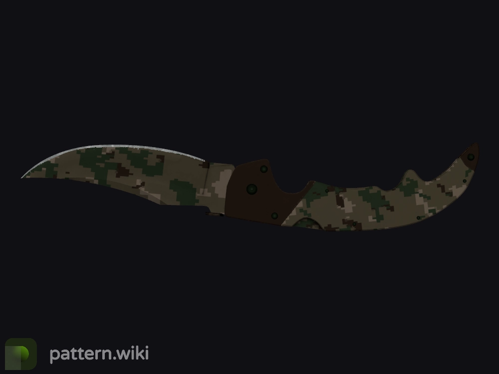 Falchion Knife Forest DDPAT seed 665