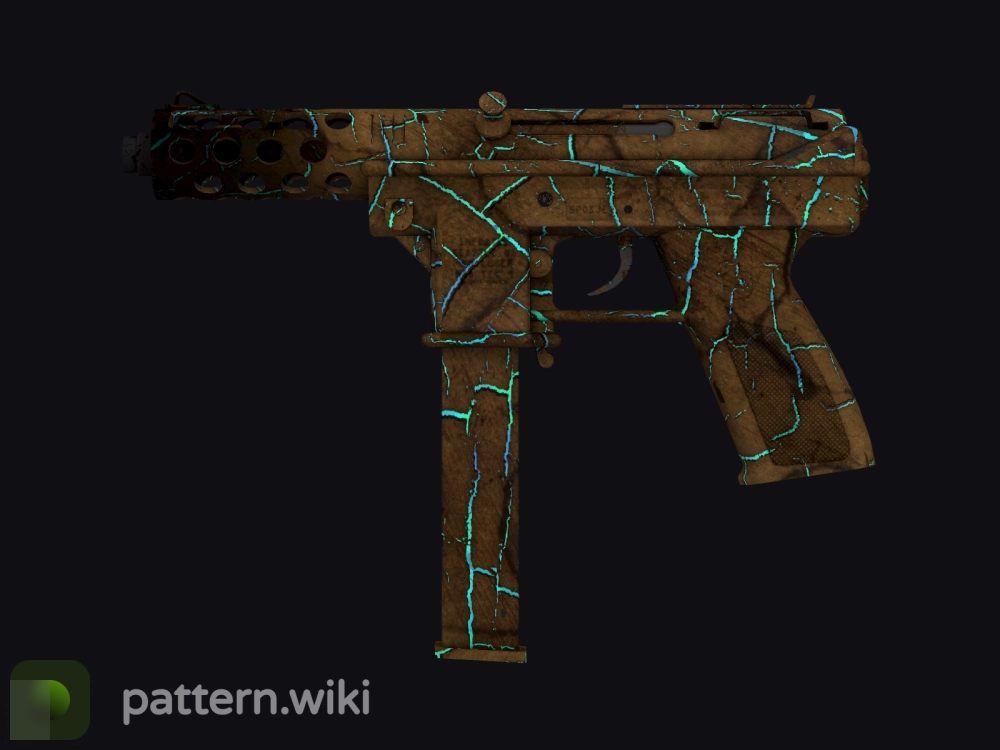 Tec-9 Cracked Opal seed 999