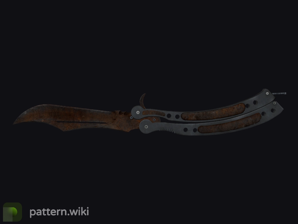 Butterfly Knife Rust Coat seed 205