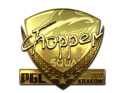 Sticker chopper (Gold) | Krakow 2017 preview