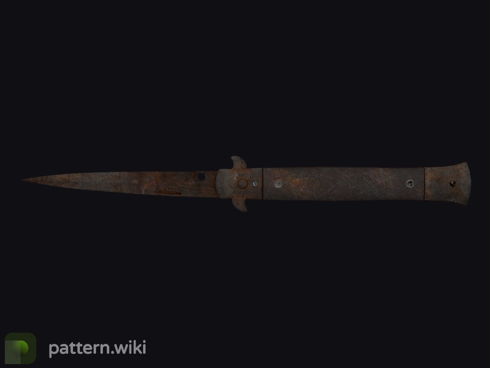 Stiletto Knife Rust Coat seed 406