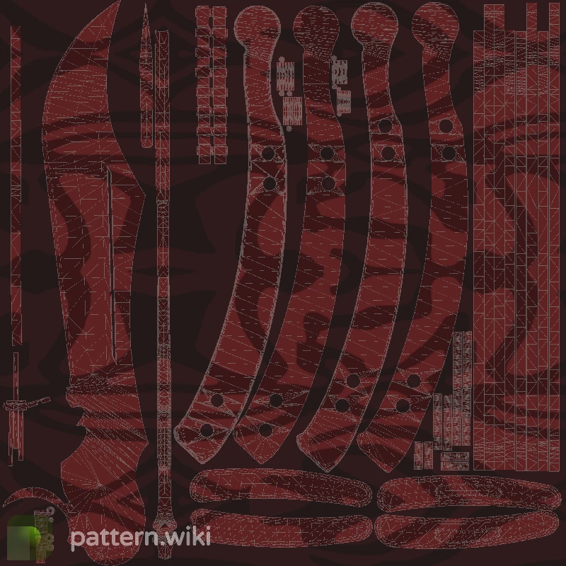 Butterfly Knife Slaughter seed 724 pattern template