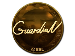 Sticker GuardiaN (Gold) | Katowice 2019 preview