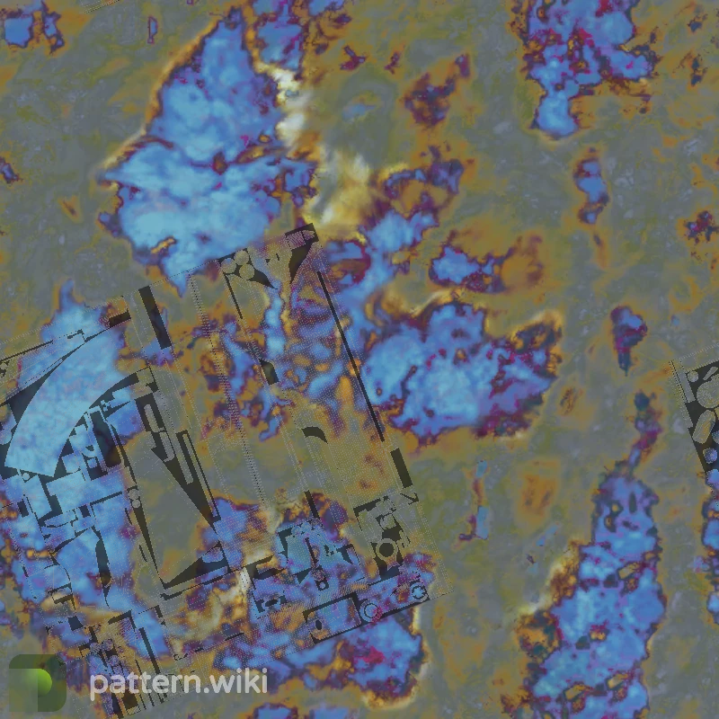 AK-47 Case Hardened seed 587 pattern template