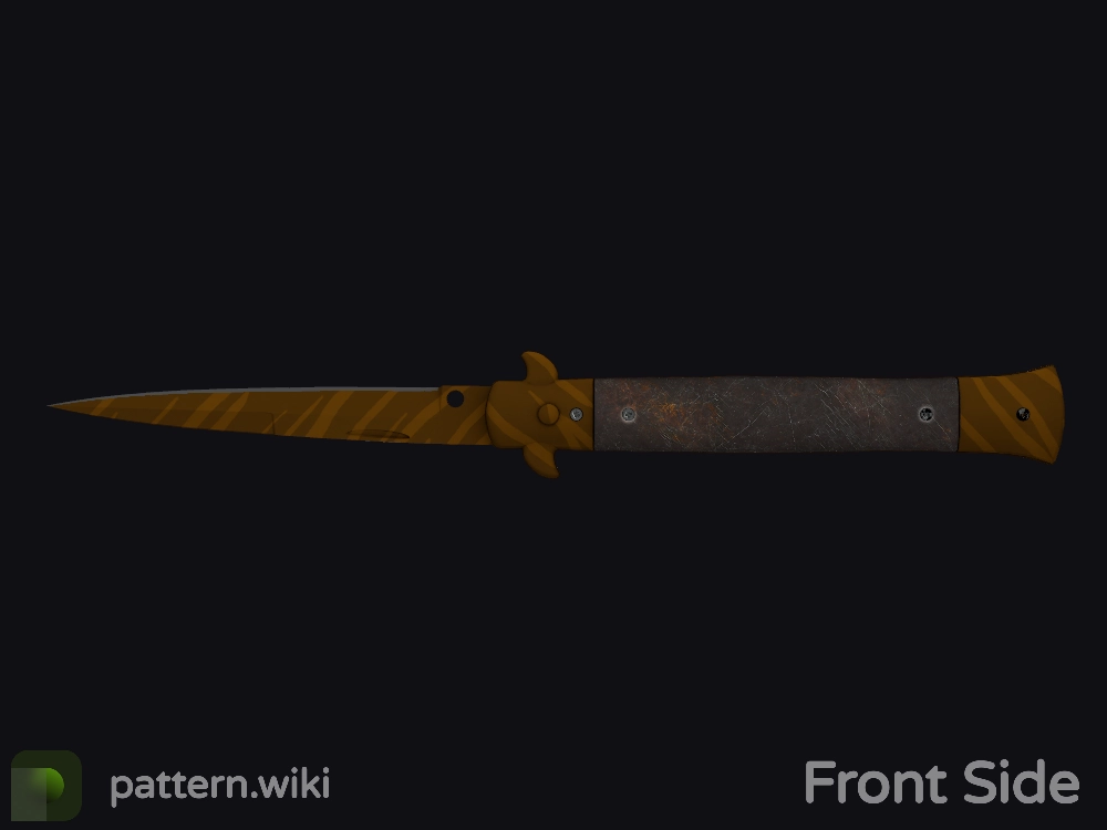 Stiletto Knife Tiger Tooth seed 547