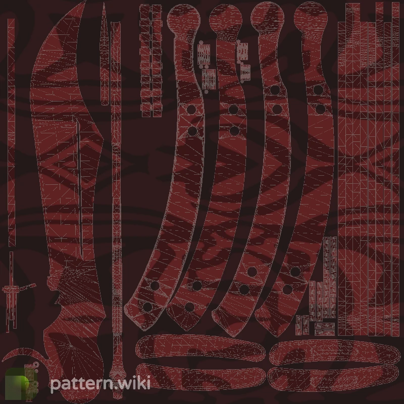 Butterfly Knife Slaughter seed 818 pattern template