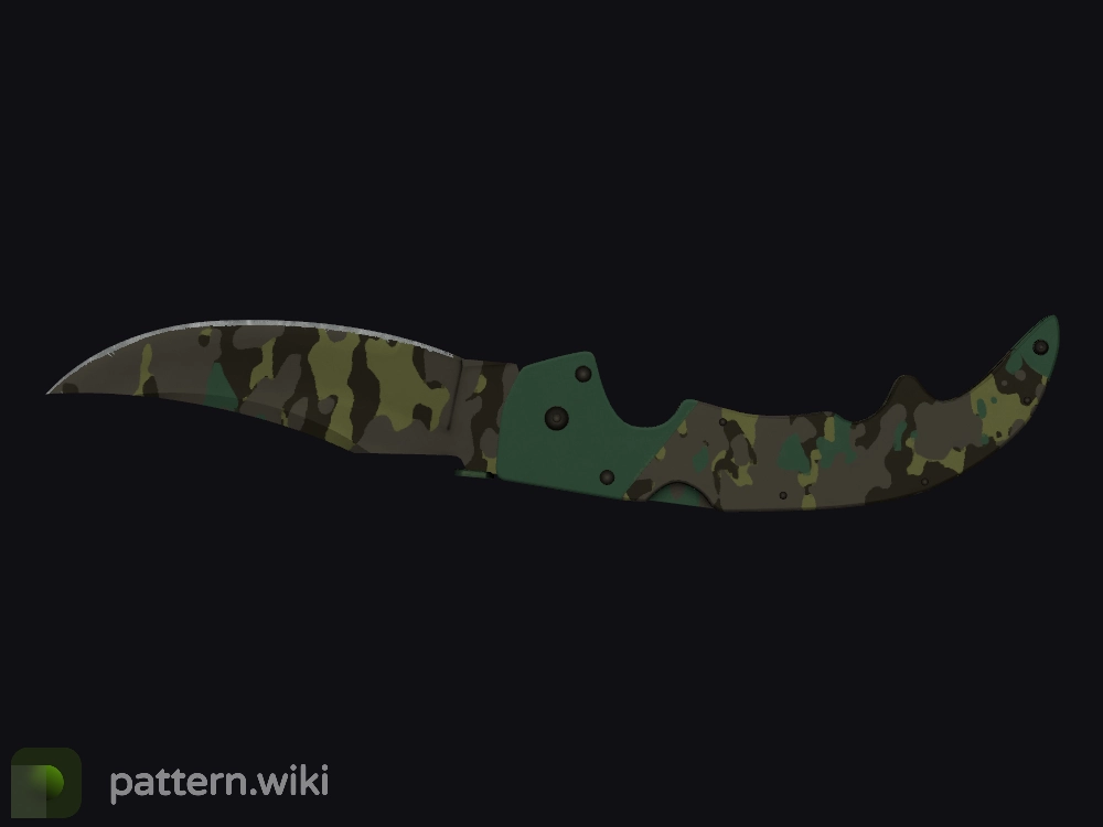 Falchion Knife Boreal Forest seed 489