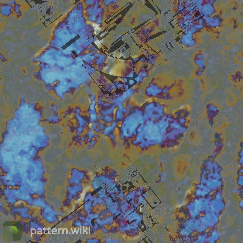 AK-47 Case Hardened seed 672 pattern template