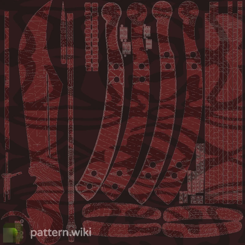 Butterfly Knife Slaughter seed 983 pattern template