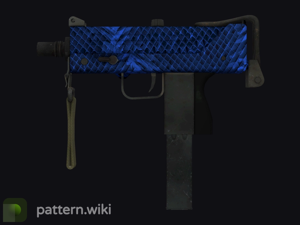 MAC-10 Lapis Gator seed 845