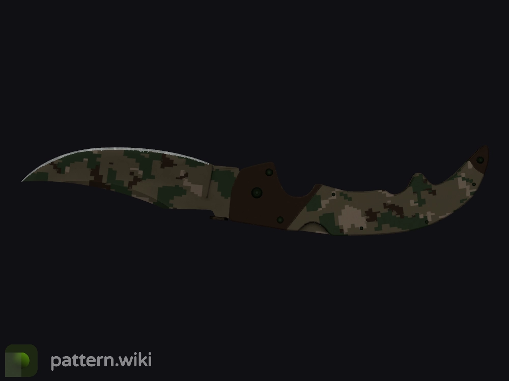 Falchion Knife Forest DDPAT seed 114