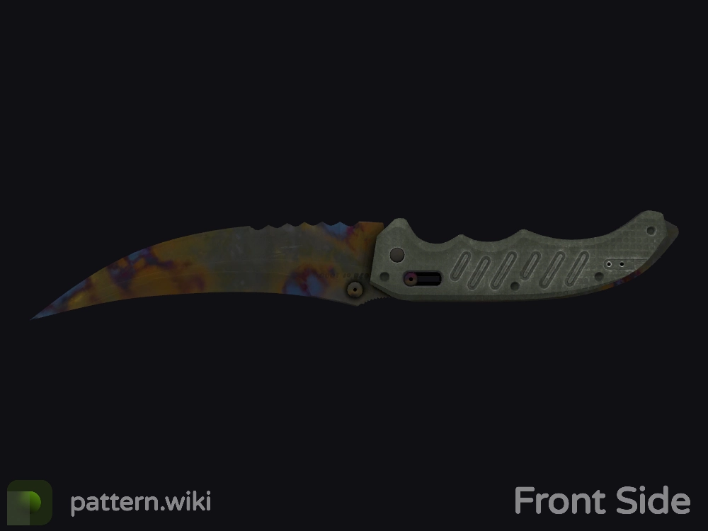 Flip Knife Case Hardened seed 785