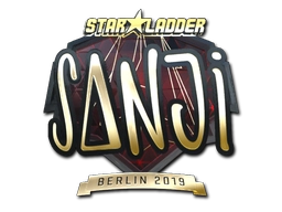 Sticker SANJI (Gold) | Berlin 2019 preview