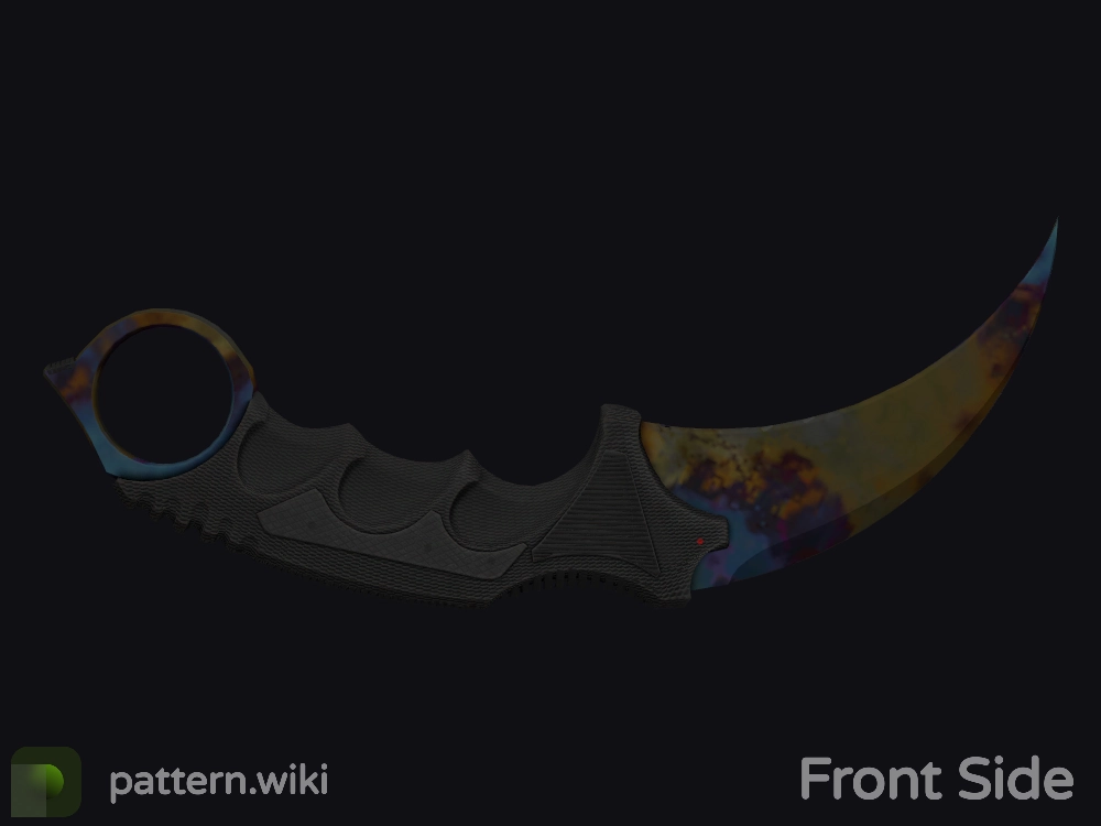 Karambit Case Hardened seed 818