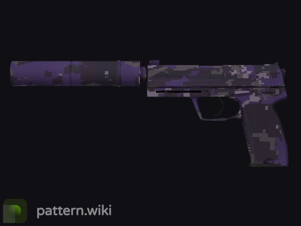 USP-S Purple DDPAT seed 854