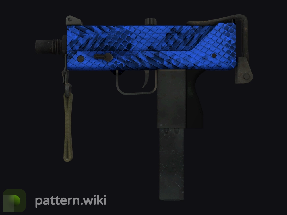 MAC-10 Lapis Gator seed 648