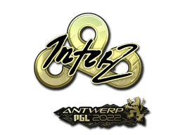 Sticker interz (Gold) | Antwerp 2022 preview