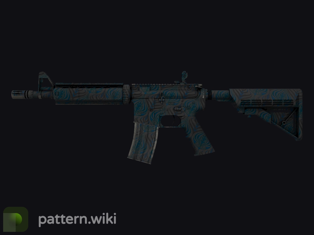 M4A4 Dark Blossom seed 184