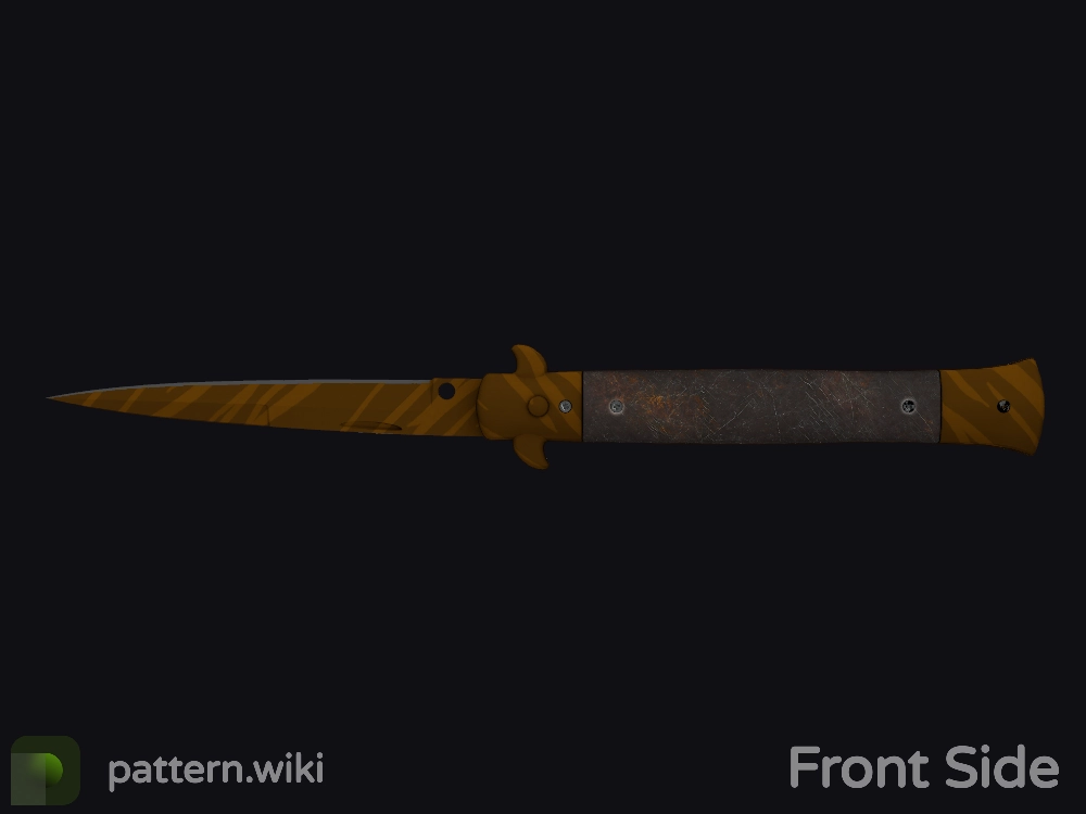 Stiletto Knife Tiger Tooth seed 739