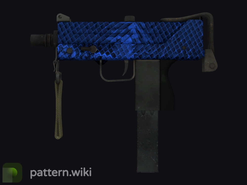 MAC-10 Lapis Gator seed 176