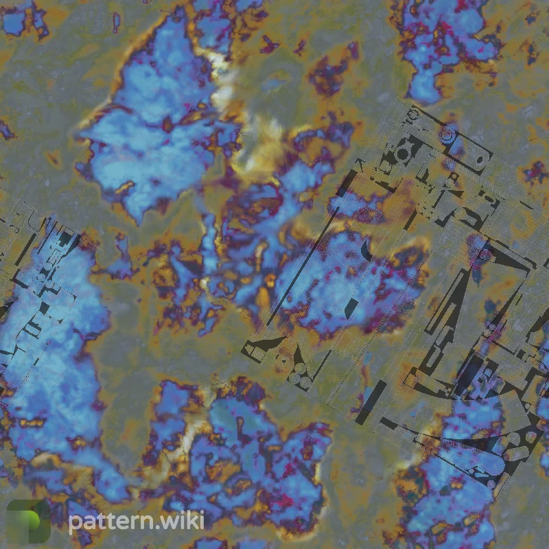 AK-47 Case Hardened seed 125 pattern template