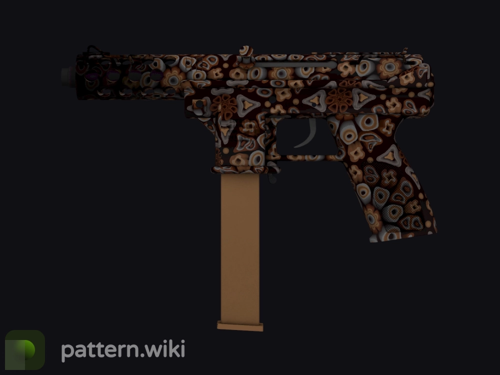 Tec-9 Orange Murano seed 456