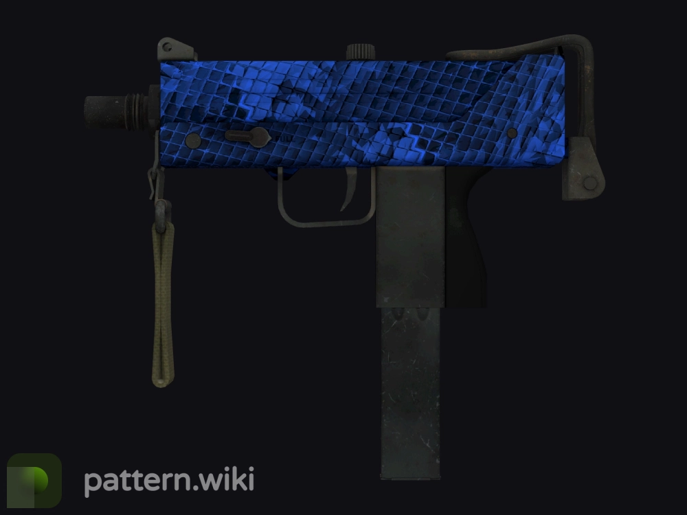 MAC-10 Lapis Gator seed 781