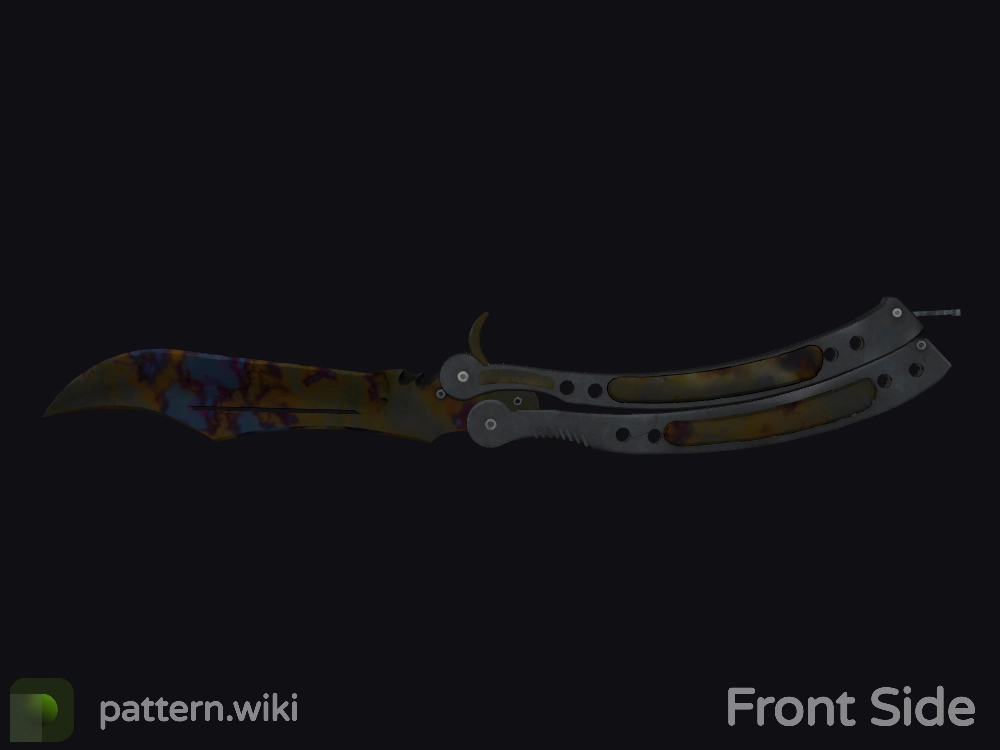 Butterfly Knife Case Hardened seed 582