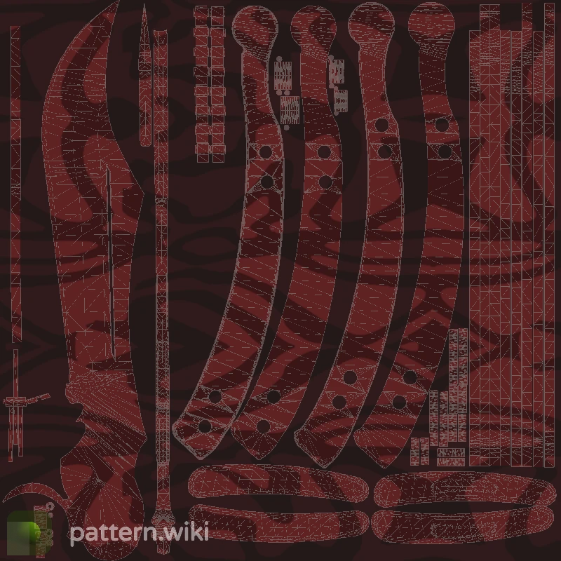 Butterfly Knife Slaughter seed 377 pattern template