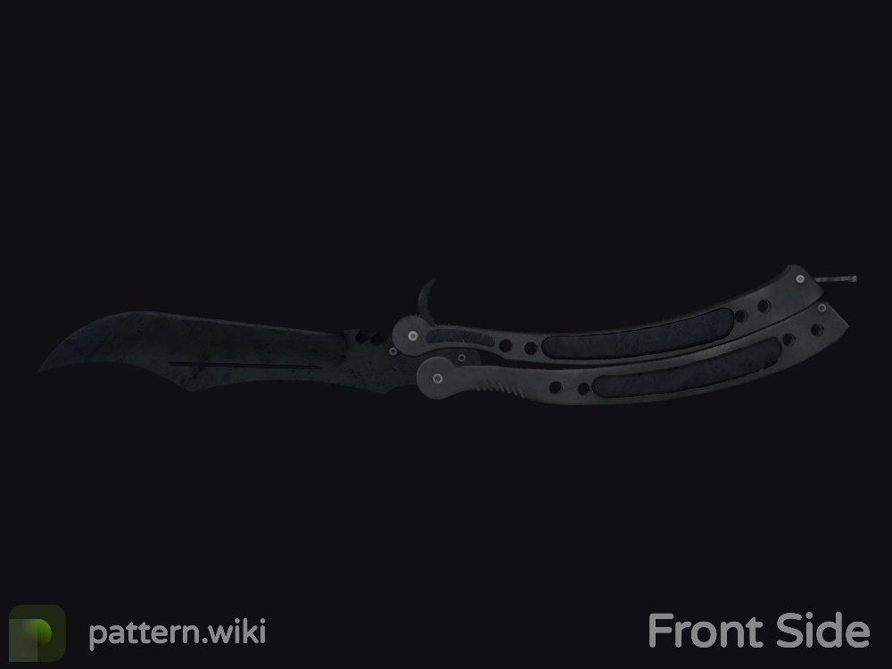 Butterfly Knife Blue Steel seed 218