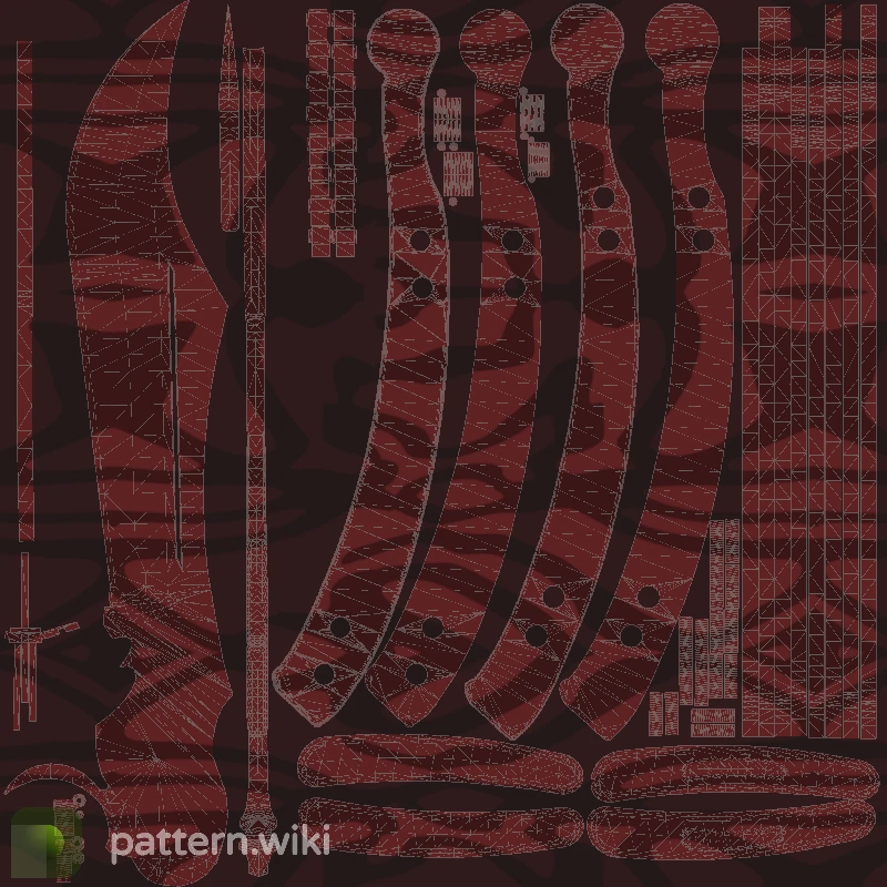 Butterfly Knife Slaughter seed 740 pattern template