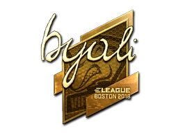 Sticker byali (Gold) | Boston 2018 preview