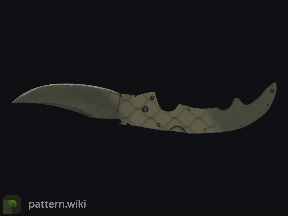 Falchion Knife Safari Mesh seed 408