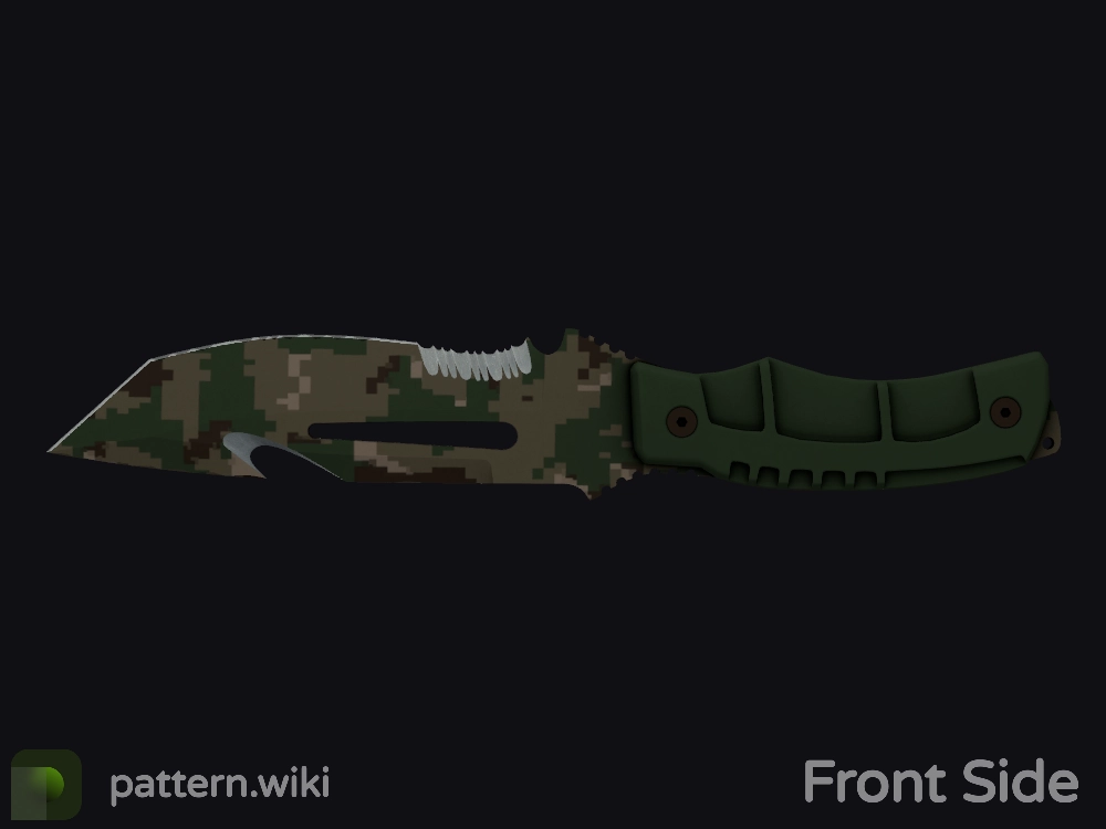 Survival Knife Forest DDPAT seed 458