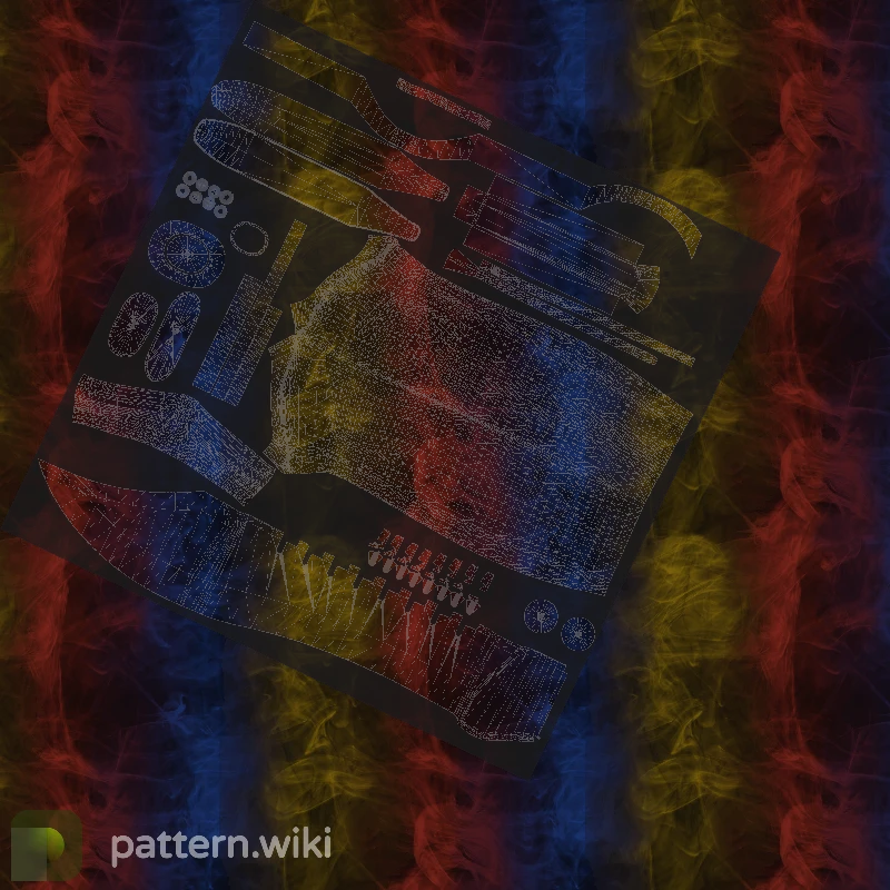 Bowie Knife Marble Fade seed 4 pattern template