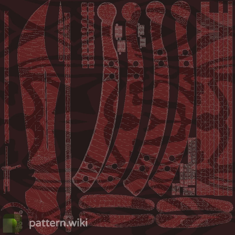 Butterfly Knife Slaughter seed 523 pattern template