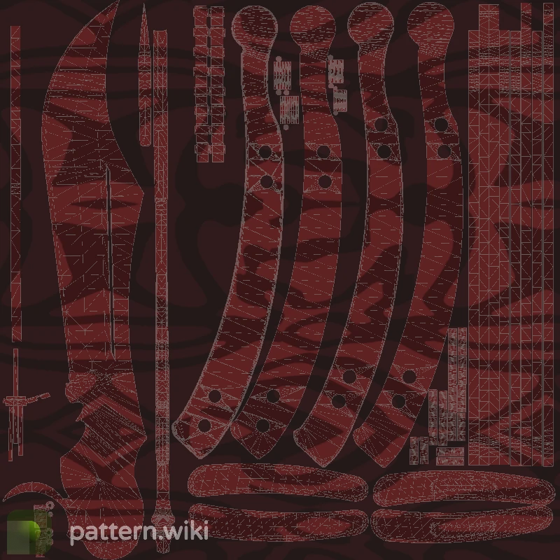 Butterfly Knife Slaughter seed 237 pattern template